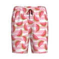 thumbnail image 4 of Wukai Sweet Watermelon Men’s Short Pajama Pants With Pockets Soft Sleep Pj Shorts for Men-X-Large, 4 of 6
