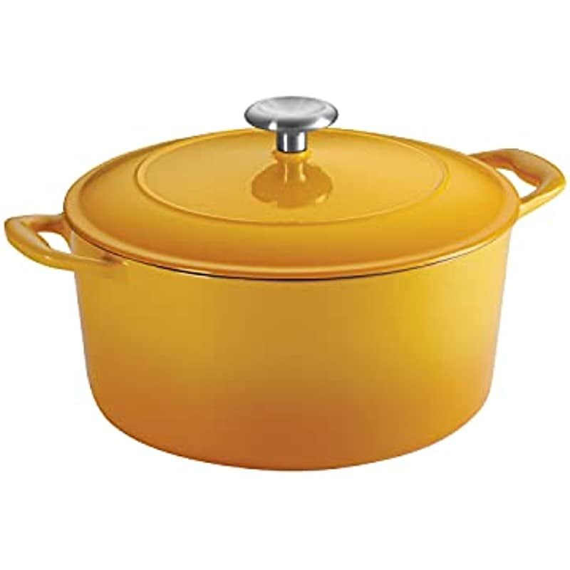 Tramontina Dutch Oven Cast Iron 5.5 Qt Sunrise, 80131/086DS