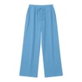thumbnail image 5 of Yutgune Wide Leg Sweatpants for Women High Waist Drawstring Sweatpants Women Baggy Street Casual Sweats, 5 of 8