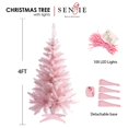 thumbnail image 2 of Árbol de Navidad artificial Senjie de 1,2 m con luces y soporte, 2 of 6