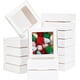 thumbnail image 1 of Paquetes de 16 cajas de regalo cuadradas transparentes de PVC con ventana de 4,2 x 4,2 x 1,2 pulgadas, cajas de regalo de papel kraft blanco., 1 of 6