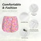 thumbnail image 4 of Balery Donut Pantalones cortos deportivos para mujer con forro y dos bolsillos, elásticos, para entrenamiento, gimnasio, yoga-Medium, 4 of 7