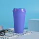thumbnail image 1 of ¡Gran liquidación! Vasos Leott Glass&Bottle de 401 ml, reutilizables, de plástico, con tapas, grandes, que cambian de color, para adultos, niños, mujeres y fiestas | Vaso alto, bonito, para bebidas, 1 of 3