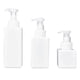 thumbnail image 1 of 3pcs Square Lotion Bottle Shampoo Shower Gel Dispenser Bottles Shampoo Container Storage (250ml+450ml+650ml White), 1 of 1