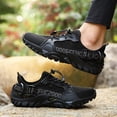 thumbnail image 3 of ChiVerve Hiking Barefoot Shoes for Women Men Breathable & Non-Slip Athletic Footwear Wide Toe Water Shoes, Designed for Walking & Running & Swimming | Black, 3 Men, 3 of 5