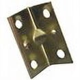 thumbnail image 2 of Stanley N226-258 1.5 x 0.75 in. Brass Corner Brace, Pack Of 5, 2 of 2