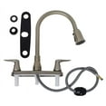 thumbnail image 3 of Phoenix Faucets PF221404 Kitchen Faucet,  Hi-Arc Spout Pull-Down 2-Handle 8" Deck Mount, Brushed Nickel, Catalina Series, 3 of 4