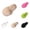 Khaki, variant on Womens Fuzzy Slippers Open Toe Fluffy Slide Sandals Soft Plush Furry House Slippers Cozy Memory Foam Indoor Outdoor Warm Slippers
