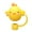 Yellow, variant on Chick-Shaped Straw Topper - Material, Cartoon Design, Dust-Proof, Decorative, Fits Most Standard Straws