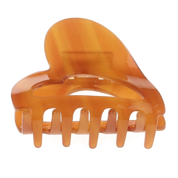 Clip de abrazadera de garra para mujer, accesorio de belleza antideslizante, curva cómoda de plástico con agarre fuerte