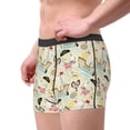 thumbnail image 2 of Yiaed pirate with sailing Print Men's Soft Cotton Boxer Shorts Breathable Boxers Underwear Moisture-Wicking Underwear Stretch Boxer Briefs for Man-Medium, 2 of 5
