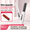 White, variant on Wireless straight hair comb, negative ion charging mini portable straightener, lazy short hair care tool, electric roller comb