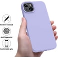 thumbnail image 5 of Designed for iPhone 14 Plus Case, Silicone Shockproof Slim Thin Phone Case for iPhone 14 Plus 6.7 inch （Light Purple）, 5 of 16
