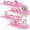 Pink, variant on Iridescent Rainbow Acrylic Floating Shelves,15in Kids Wall Mounted Nursery Bookshelves, Display Ledge for Books Toys Cosmetic, Bathroom Bedroom Living Room Wall Decor and Storage, 2 Pack
