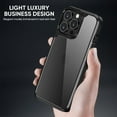thumbnail image 5 of SaniMore for iPhone 15 Pro Case, Anti-slip Design Wireless Charging Heavy Duty Protective Drop Resistant Slim Fit Lightweight Transparent No-yellow Shell iPhone 15 Pro(6.1" 2023), Black, 5 of 10