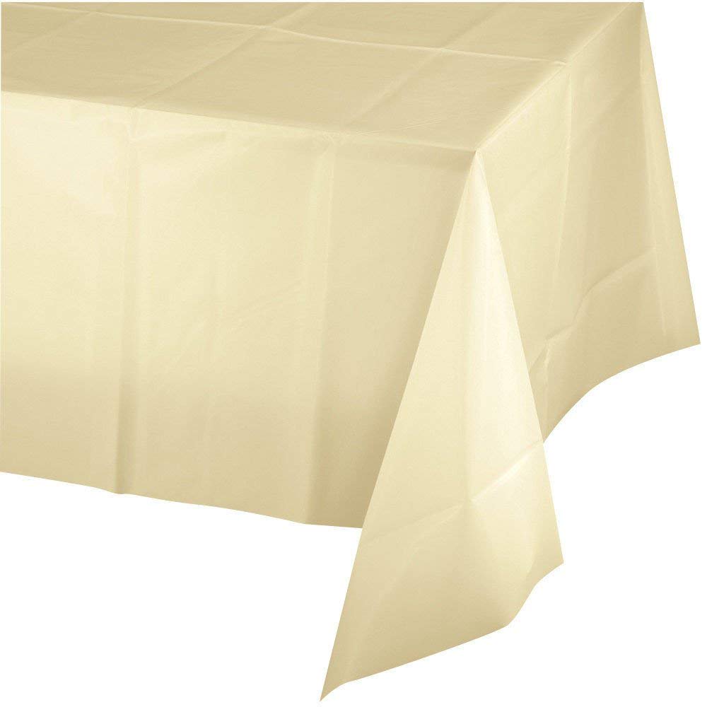 Mountclear 12Pack Disposable Plastic Tablecloths 54 x 108 Inch Size