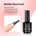 thumbnail image 2 of Set de esmaltes de uñas en gel Beetles Red de 15 ml con base y capa superior, 2 of 7