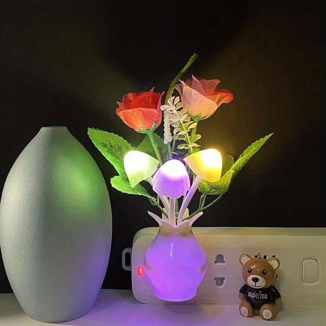 Illuminate Your Home with a Beautiful Plug-In LED Night Light - Perfect for Kids & Adults!
