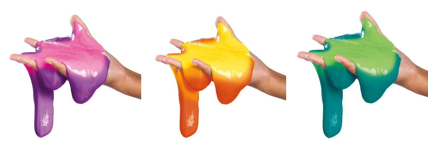 Nickelodeon Changement de couleur Préfabriqué Slime Assorti
