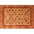 thumbnail image 1 of Ahgly Company Indoor Rectangle Abstract Orange Modern Area Rugs, 8' x 10', 1 of 4