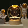 thumbnail image 2 of Lámpara de proyección de bola de cristal con forma de luna y planeta de cielo estrellado luminoso, lámpara de atmósfera, regalo creativo, decoración, regalo, 2 of 5