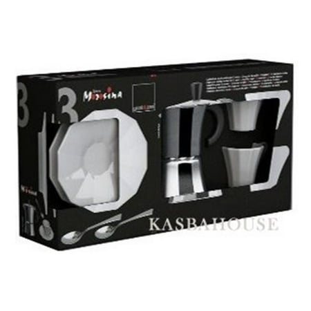

Gnali & Zani V211-3 Morosina Express Stovetop Espresso Maker 3 Cup Set