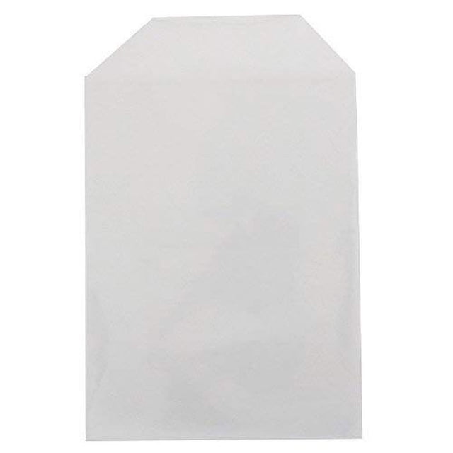 StarTechDeals 200 Clear CPP Plastic DVD Sleeves with Flap for 14mm DVD Box Awork & Disc 80 Micron