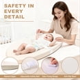 thumbnail image 4 of Almohadilla para Cambiar Pañales Qalvyn con Cubierta Impermeable y Fáciles de Limpiar - Beige, 4 of 7