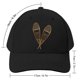 thumbnail image 3 of Conjunto de zapatillas de nieve Vintage rústico, gorra de béisbol negra, sombrero de Navidad, ropa de Golf para hombres y mujeres, 3 of 4
