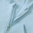 thumbnail image 5 of Coerni Boys Girls Zip Up Hoodie Sweatsuit Set Toddler Baby Solid Fleece Sweatshirt Outfits Kids Trendy Warm Outerwear with Pockets, 5 of 9