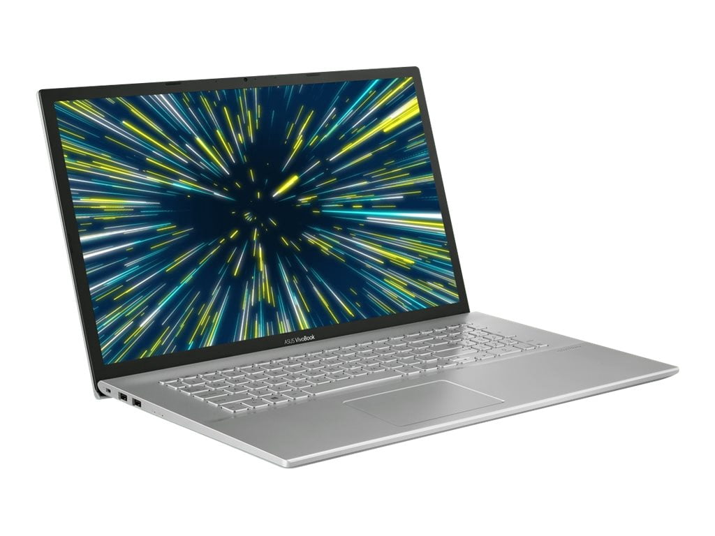 Asus VivoBook 17 17.3" Laptop, Intel Core i5 i5-8265U, 8GB RAM, 1TB HD, 128GB SSD, Windows 10, Transparent Silver, F712FA-DB51