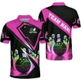 thumbnail image 5 of Personalized Name Bowling Polo Shirts 3D for Men and Women, Bowling Shirt, Bowling Shirts for Men Team Bowling Shirt (Green, XL), 5 of 10