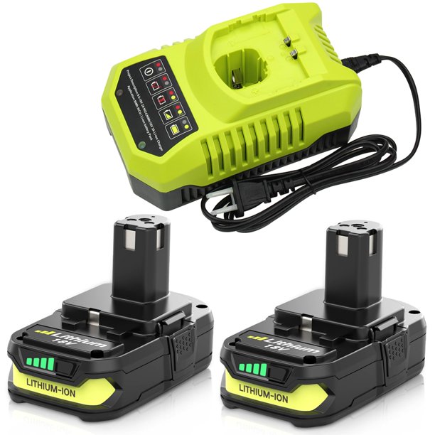 Cargador de batería Doscott 18 V, 3600 mAh, iones de litio, paquete de 2 unidades P117