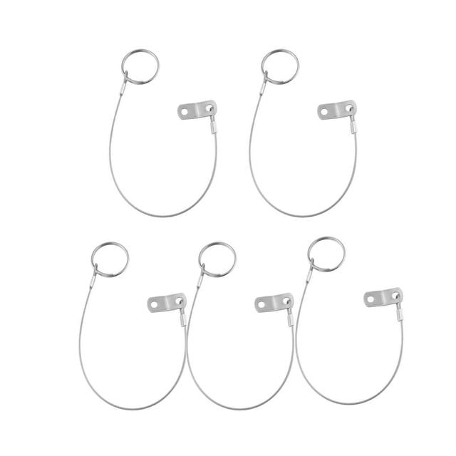 5 Uds. Pasador de liberación rápida de acero inoxidable con cable de acero de 15 cm para bisagra de cubierta de barco y toldo Bimini Baoblaze Pasador de liberación rápida