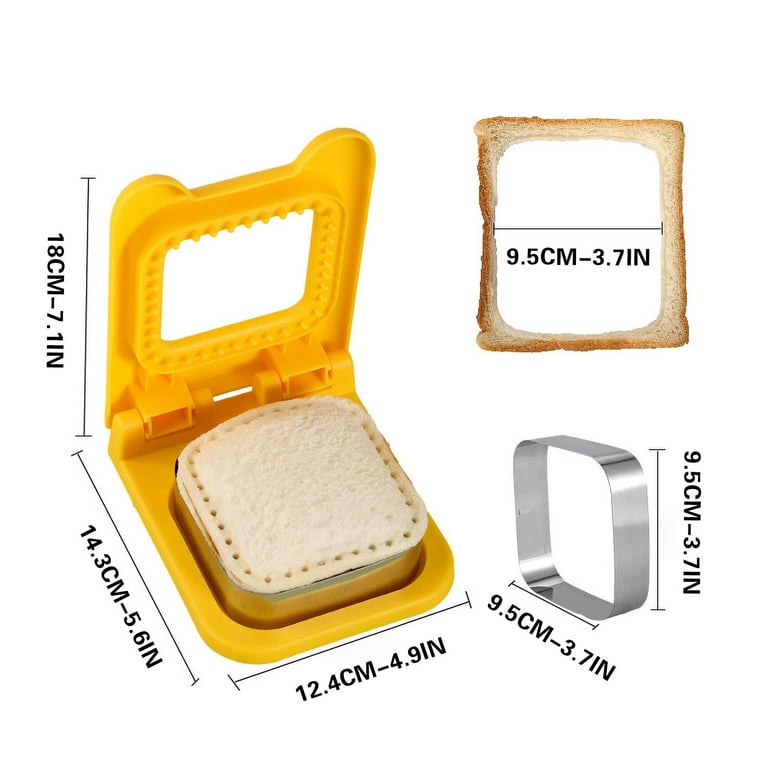 Affordable Sandwich Cutter and Sealer for Kids Lunch Box and Pocket  Sandwich Maker, Remove Bread Crust, Make DIY Pocket Sandwiches