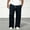 Black, variant on Men's Cotton Sweatpants, Elastic Waist Tapered Joggers Running Workout Gym Pants with Pockets | Zenithor,Army Green L
