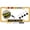 gold, variant on Vietnam Veteran 3 Service Ribbons - Domed Custom-Made Personalized Narrow (Thin) Top 4 Hole Metal Car License Plate Frame with Free caps - Chrome (Quantity: 1 Frame)