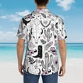 thumbnail image 4 of Kll Men'S Hawaiian Shirt Short Sleeve Button Down Beach Shirts-Cowboy, 4 of 7