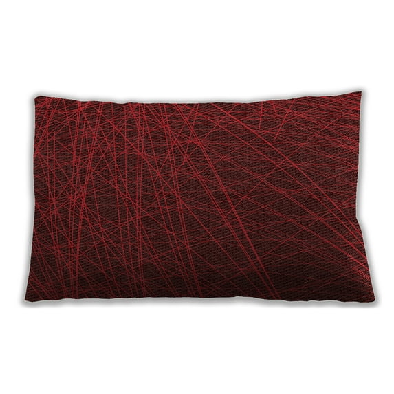 Ahgly Company Outdoor Rectangular Contemporary Lumbar Throw Pillow, 13 inch by 19 inch