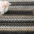 thumbnail image 4 of Haperlare Braided Print Boho Rug Living Room Area Rug Modern Geometric Area Rug Washable Rug Farmhouse Floor Carpet, 2' x 3' Black, 4 of 7