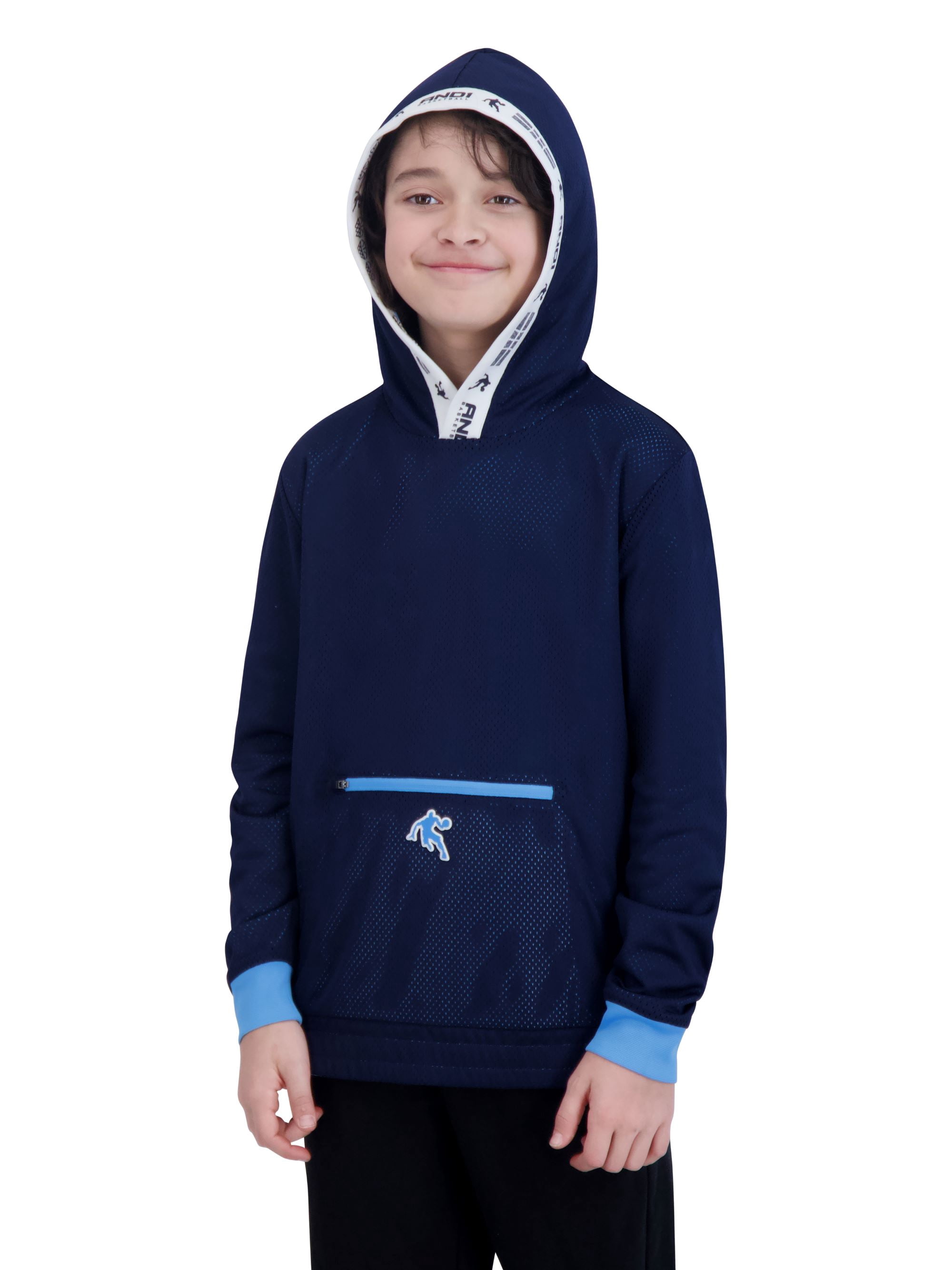 And1 Boys Reversible Active Pullover Hoodie, Sizes 4-18