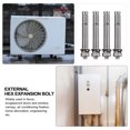 thumbnail image 4 of 10-Pack Stainless Steel Expansion Bolts with Hexagon Concrete Sleeve Anchors Heavy Duty Fastening Hardware, 4 of 6