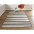 thumbnail image 2 of Feizy Home Collection 5' x 8' Black and White Handwoven Striped Rectangular Outdoor Area Throw Rug, 2 of 4
