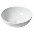 thumbnail image 6 of ALFI brand ABC905 White 15" Round Vessel Bowl Above Mount Ceramic Sink, 6 of 10