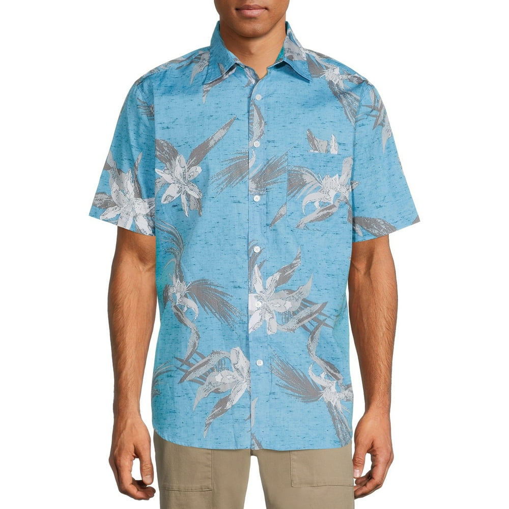 walmart hawaiian shirts men