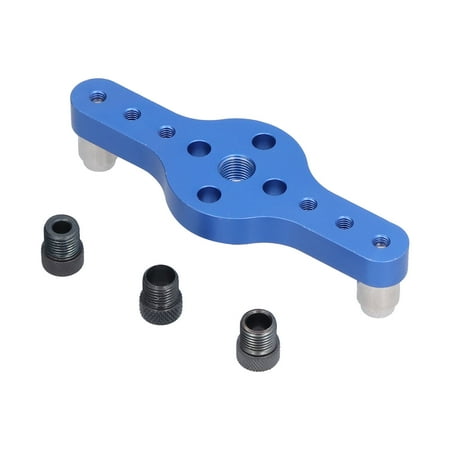 

Dowel Jig Aluminum Alloy Anodized Appearance Precise Fast Self Center Dowel Jig Kit for Woodworking DIY