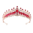 thumbnail image 1 of Fashionable Bridal Headband Metal Material Handmade Crystal Design Lightweight Adjustable Secure Fit for Weddings Birthdays Formal Occasions Themed Parties, 1 of 5