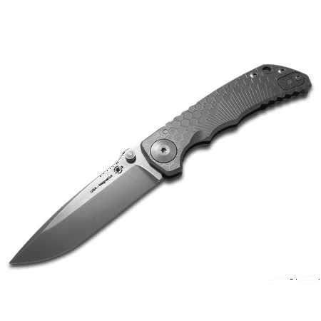 SPARTAN BLADES Harsey Folder Octaburst Titanium & CPM MagnaCut Stainless Steel Pocket Knife