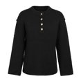 thumbnail image 3 of Vedolay Sweaters for Women Trendy Womens Knit Long Sleeve Sweaters Pullover Crewneck Casual Tops,Black XL, 3 of 5