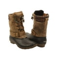 thumbnail image 6 of Sperry Womens Saltwater Misty Plaid Duck Boots in Black/Tan, 6 of 6